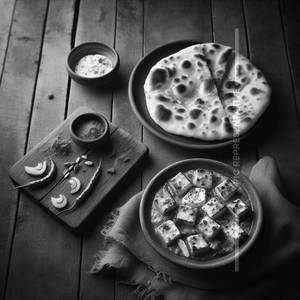 1 Paneer Kadai + 1 Butter Naan 