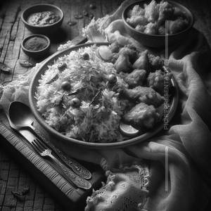 Plain Biryani +Chicken 65