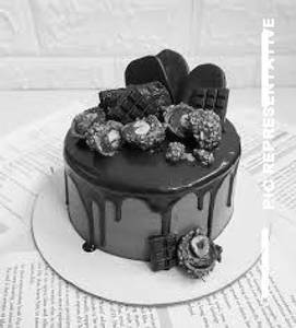 Choco Truffle birthday cake 1/2 kg