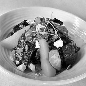 Beetroot And Poached Pear Salad