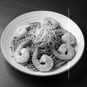 Prawns noodles