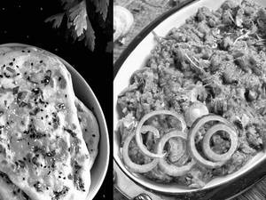 Butter Naan 2pcs + Chicken Bharta(in 250ml )