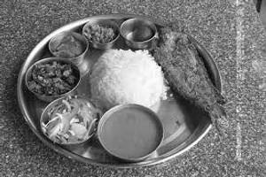 Local Fish Dry Thali(1Piece)