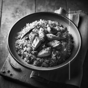 Chicken fried rice chilli garlic