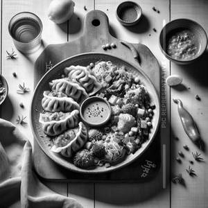 Assorted Veg Momos Platter [12 Pieces]