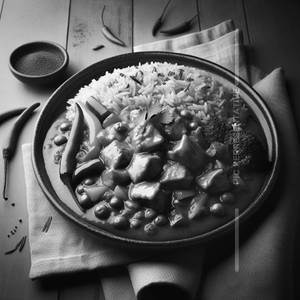 Chicken Chilli Gravy With Fried Rice