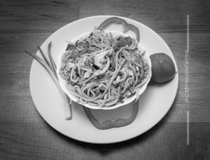 Chicken noodles