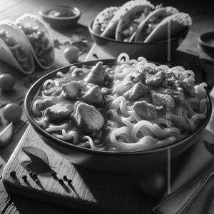 Chicken Gravy Noodles
