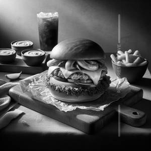 Jain Special Burger With Cheese