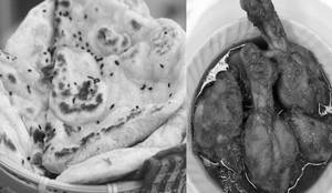 Tandoor Roti 2 Pcs + Chicken Kosa 2pcs