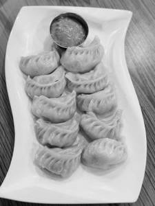 Cheese and corn momos