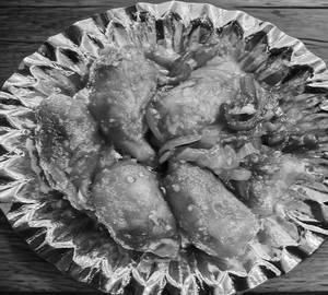 Chicken pan fried momos(5 pc)
