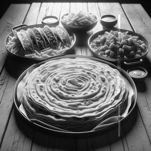 Wheat Parotta (2pcs)