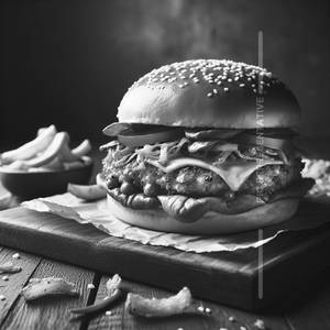 Schezwan Burger