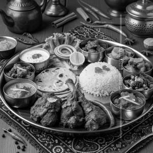 Mutton Thali