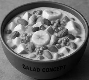 Greek yoghurt fruits salad