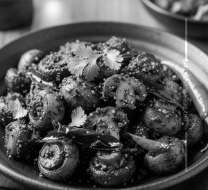 Mushroom pepper fry