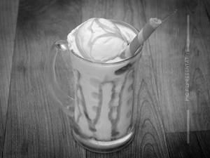 Vanilla Shake with icecream