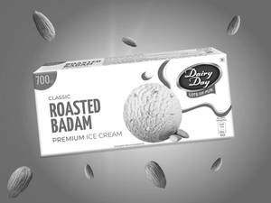 Roasted Badam Premium Ice Cream 700ml