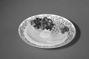 Classic Hummus Loaded with buttered Mushrooms