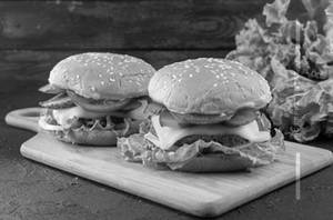 Toofani Cheese Burger With Veg Cheese Burger