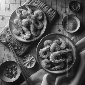 Crispy Honey Prawns (dry)