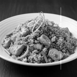 Chicken fried rice szechwan