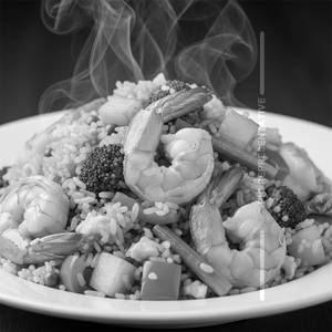 Prawns fried rice