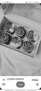 6 Pc Mix Cup Cake