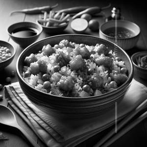 Fried Rice With Manchurian