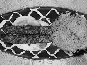 Koobide Chicken-with Saffron Rice