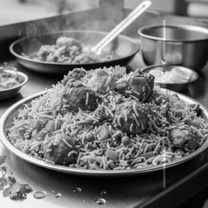 Dhaba Style Chicken Fried Rice