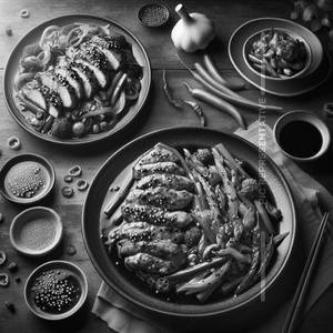 Chicken In Spicy Black Bean Sauce