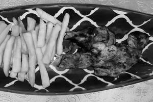 Joojeh Kabab Lamb- With Fries