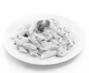 White pasta