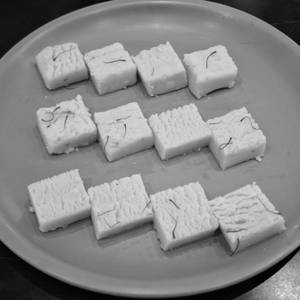 Khoya Kesar Burfi