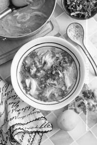 Lemon Coriander Chicken Soup