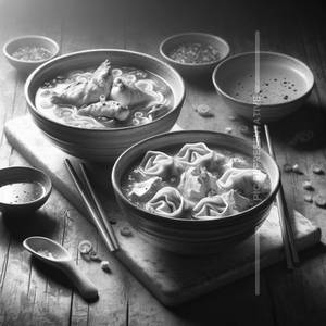 Chicken Wanton Soup Chow
