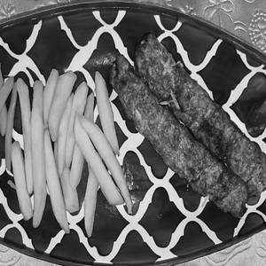Chelo Kabab Lamb With Fries - Persian