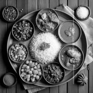 Chicken Thali 5cp
