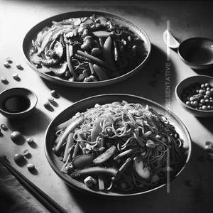Vegetable Chowmein  Half Plate 