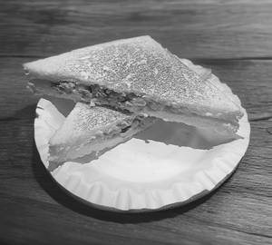 Double layer paneer mayo sandwich
