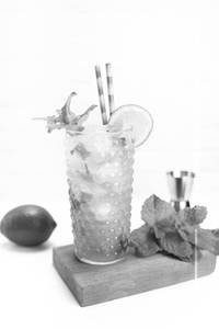 Virgin mojito mocktails