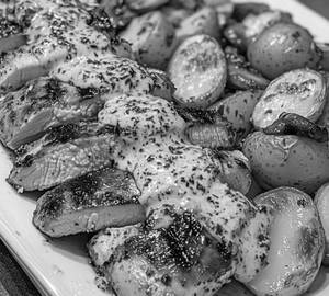 Greek Garlic Chicken & Potatos