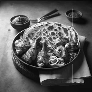 Parotta 2 nos + chicken barbeque
