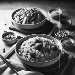 Veg Triple Fried Rice