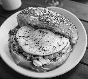 Avocado Egg Cheese Burger