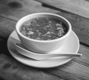 Chicken hot & sour soup