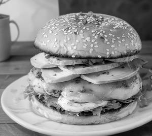 Avocado Chicken Cheese Burger