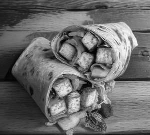 Paneer Tikka Wrap No Sauce